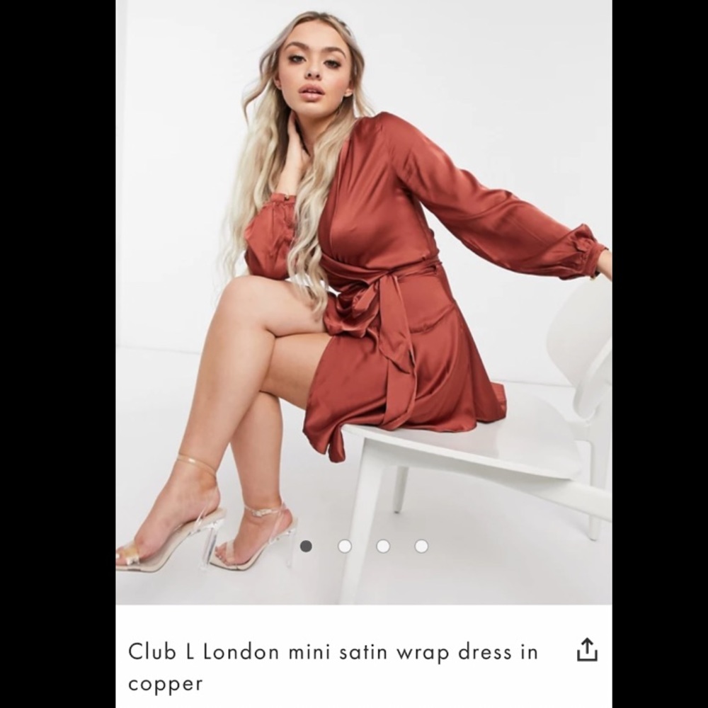 Club L London satin dress